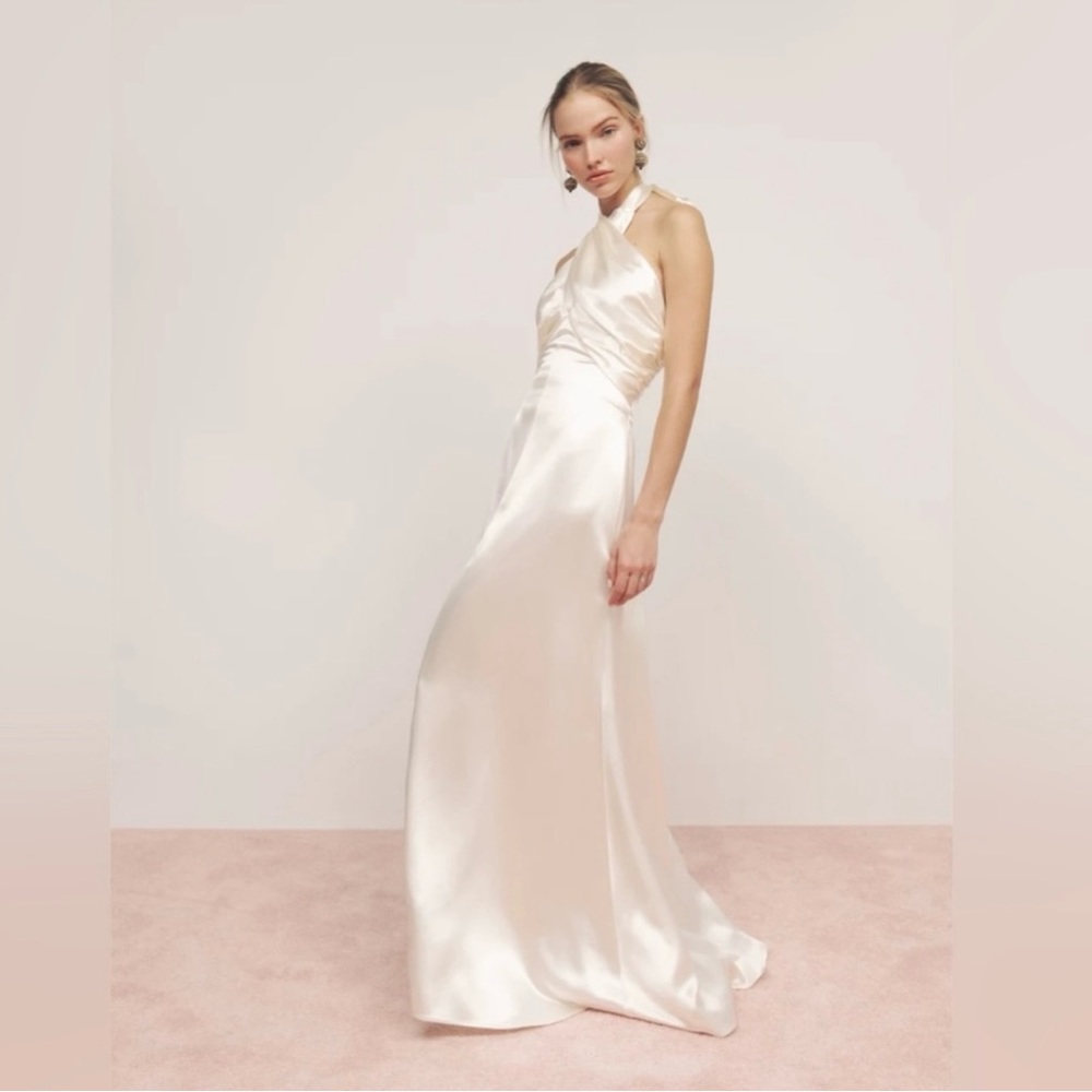 Reformation Veria Silk Dress